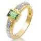 Anel formatura em ouro 18k com Pedra Natural