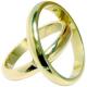 Par de alian�as em ouro 18k