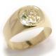 Anel em ouro amarelo 18kts S�o bento