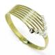 Anel em ouro amarelo e branco 18k