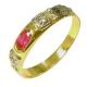 Anel formatura em ouro 18k - Zirc�nica e P. Sint�tic