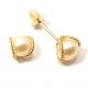 Brinco em ouro amarelo 18k com p�rola