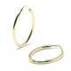 Argola africana em ouro 18k