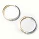 Argola africana em ouro 18k - dupla face