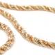 Cord�o de ouro 3 cores 18k - Tipo corda - 45 cm