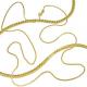 Corrente em ouro 18k - Groumette - 60 cm