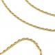 Cord�o de ouro 18k - Corda - 59 cm