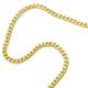 Corrente de ouro amarelo 18k - Gourmette - 40 cm
