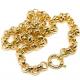 Colar em ouro amarelo 18k - Elo portugu�s - 45 cm