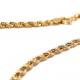 Cord�o de ouro 18k - lazer oco - 50 cm
