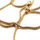 Cord�o de ouro amarelo 18k - 40 cm