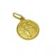 Medalhinha primeira comunh�o em ouro 18k