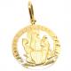 Medalha de S�o Bento em ouro amarelo 18k