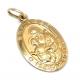 Medalha de S�o Jos� em ouro 18k