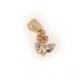 Pingente em ouro 18k - Rosa vermelha