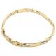 Pulseira em ouro 18k - Chapas ocas