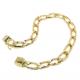 Pulseira de ouro amarelo 18kts - Semi oca