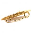 Presilha em ouro amarelo 18k - Alfinete