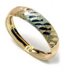 Anel em ouro amarelo branco e vermelho 18k