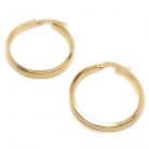 Argola africana em ouro 18k