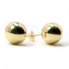 Brinco em ouro amarelo 18k - Bola