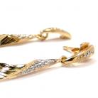 Brinco em ouro amarelo e branco 18k