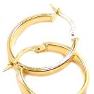 Argola africana em ouro amarelo 18 kts