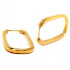 Africana em ouro 18k - retangular