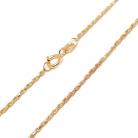 Cord�o de ouro 18k - 3 cores - 50 cm