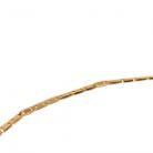 Corrente de ouro 18k - Cadeado achatado - 45 cm