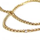 Corrente de ouro amarelo 18k - Groumette - 45 cm