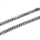 Correntes de ouro branco 18k - 50 cm - Veneziana