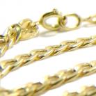 Colar em ouro amarelo 18k - Groumet - 60 cm