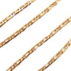 Corrente de ouro amarelo 18k - Groumette duplo - 60 cm