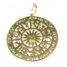 Pedantife em ouro 18k - Mandala dos Signos