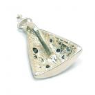 Pingente em ouro branco 18k com safiras - N. Sra. Apareceida