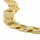Pulseira de ouro 18k - Groumette semi-oca