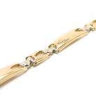 Pulseira em ouro 18k - Chapas ocas