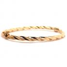 Bracelete em ouro 18k - J�ia polida e fosca