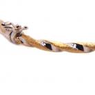 Bracelete em ouro 18k - J�ia polida e fosca