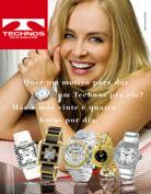 Rel�gio Technos feminino - 763AD/4P - Cer�mica