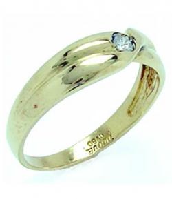 Solitário em ouro amarelo 18k - 1ANB0112 Solitário em ouro amarelo 18k - 1ANB0112