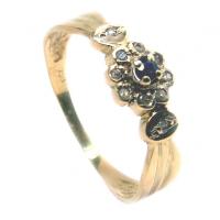 Anel em ouro 18k com brilhante - 1APB0012 Anel em ouro 18k com brilhante - 1APB0012