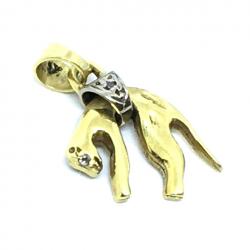 Pantera em ouro 18k com brilhante - 1PIB0109 Pantera em ouro 18k com brilhante - 1PIB0109