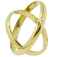 Par de alian�as em ouro 18k