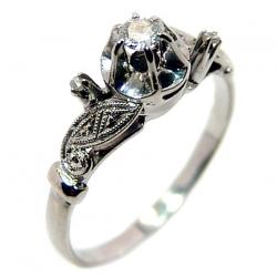 Anel de ouro branco18k com brilhantes - 2ANB0364 Anel de ouro branco18k com brilhantes - 2ANB0364