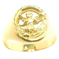 Anel em ouro amarelo 18k - Anjo - 2ANO0471 Anel em ouro amarelo 18k - Anjo - 2ANO0471