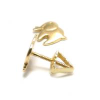 Brinco em ouro 18k feminino - Elefante Brinco em ouro 18k feminino - Elefante
