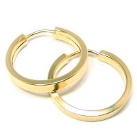 Argola africana em ouro 18k