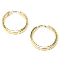 Argola africana em ouro 18k